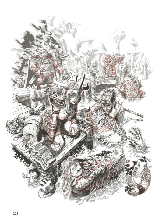 CHARACTER DRAWING by Dongho Kim - IN STOCK