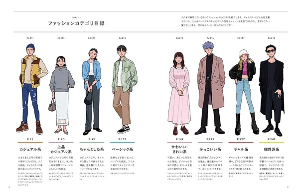 Modern Fashion Encyclopedia for Illustrators: Character Design Reference Guide (Japanese Edition)