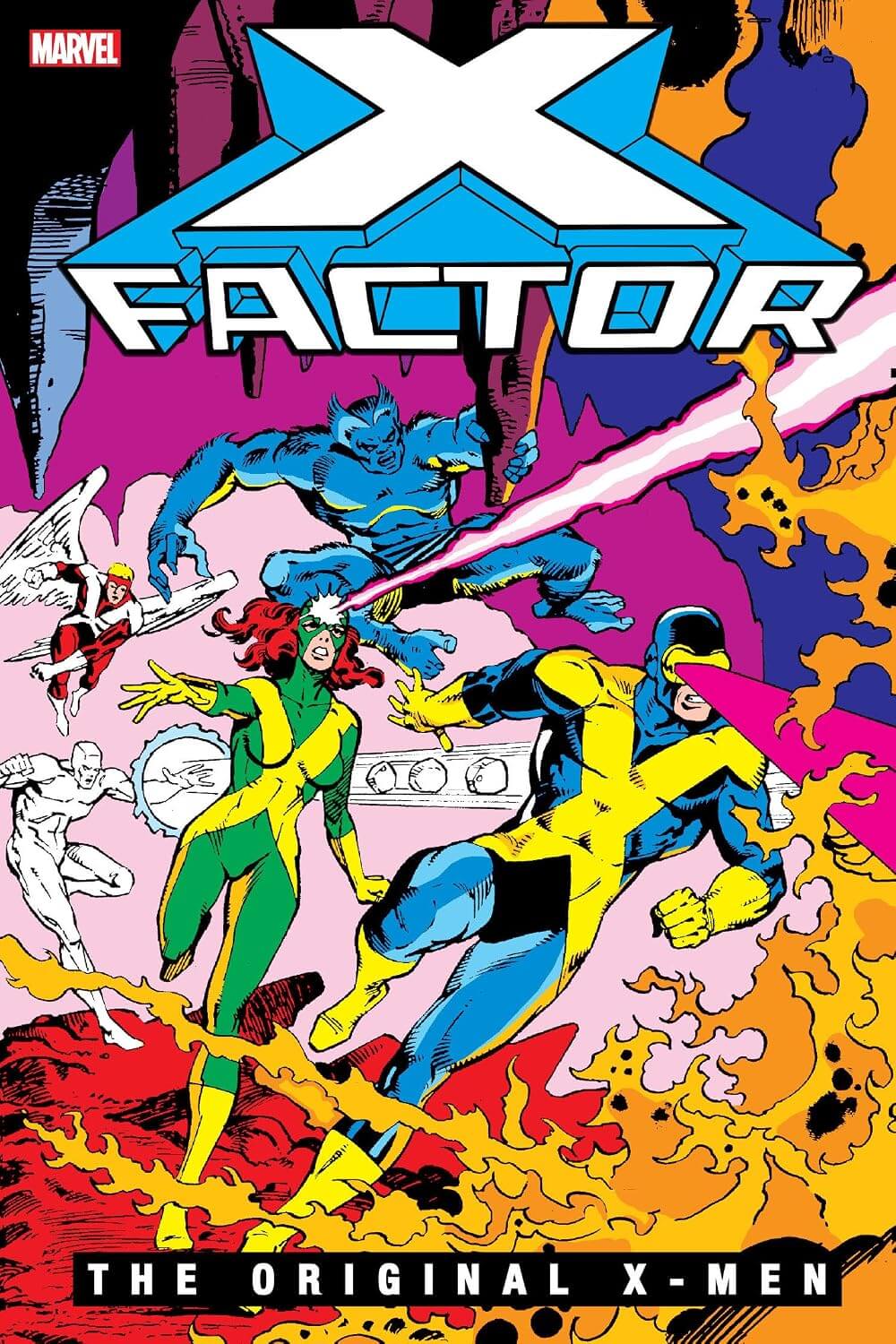 Comic book cover of X-Factor with superhero characters on a colorful background