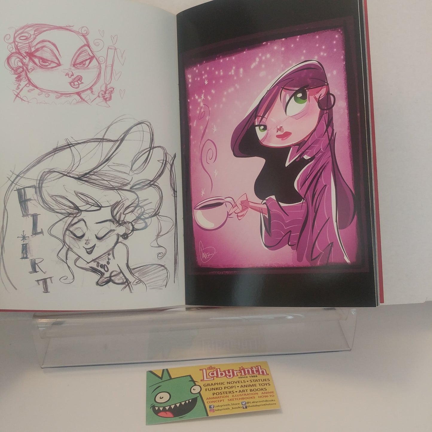 Glam Vol 1 Javier Guzman Girls Sketches Sketchbook SIGNED.