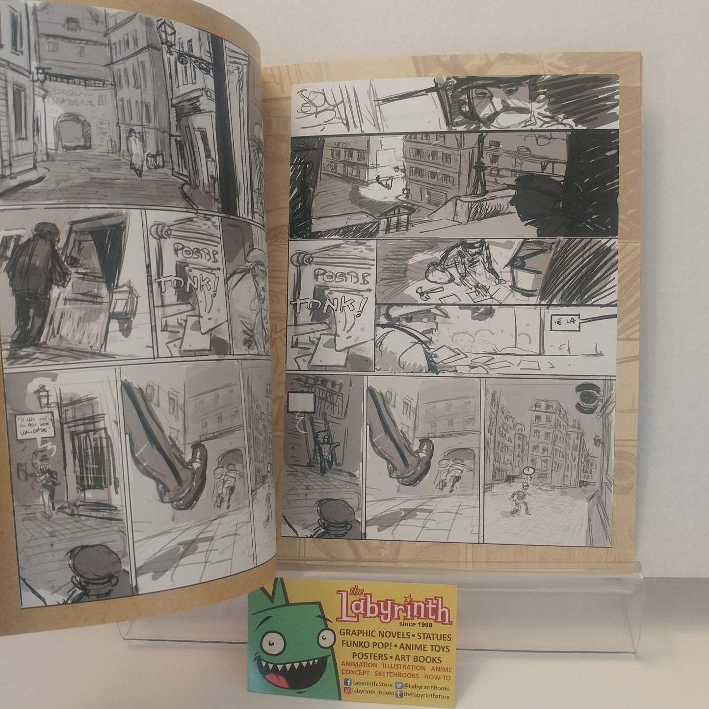 Comix Buro Pierre Alary 3 Sketch Art Book SIGNED Sketchbook