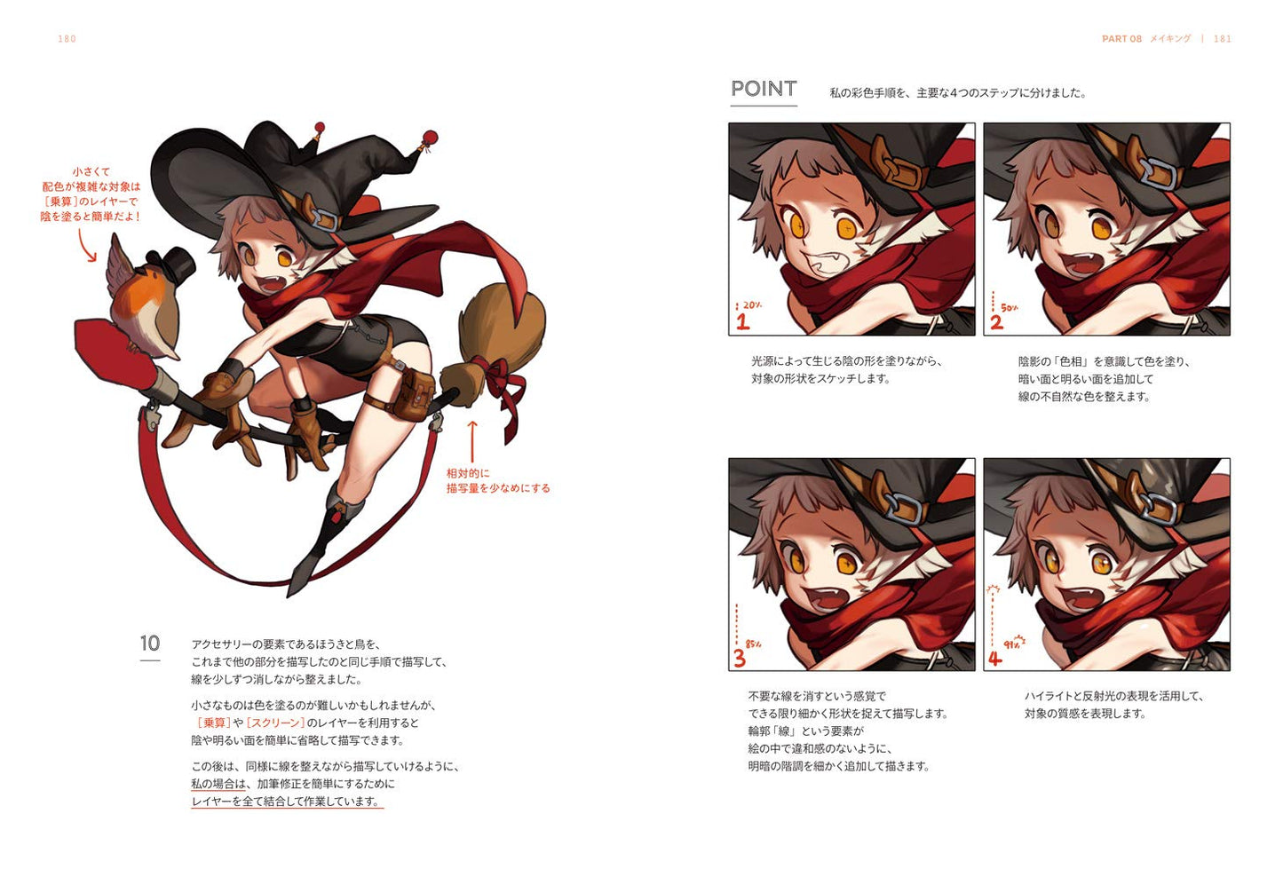 Colouring Tutorial: Let's Draw a Three-Dimensional Character