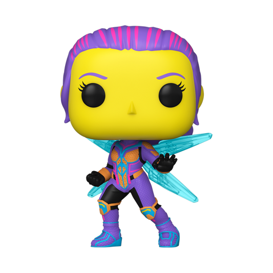 Pop! Marvel: Ant-Man and The Wasp - Wasp (Black Light) #341 Shared Exclusive