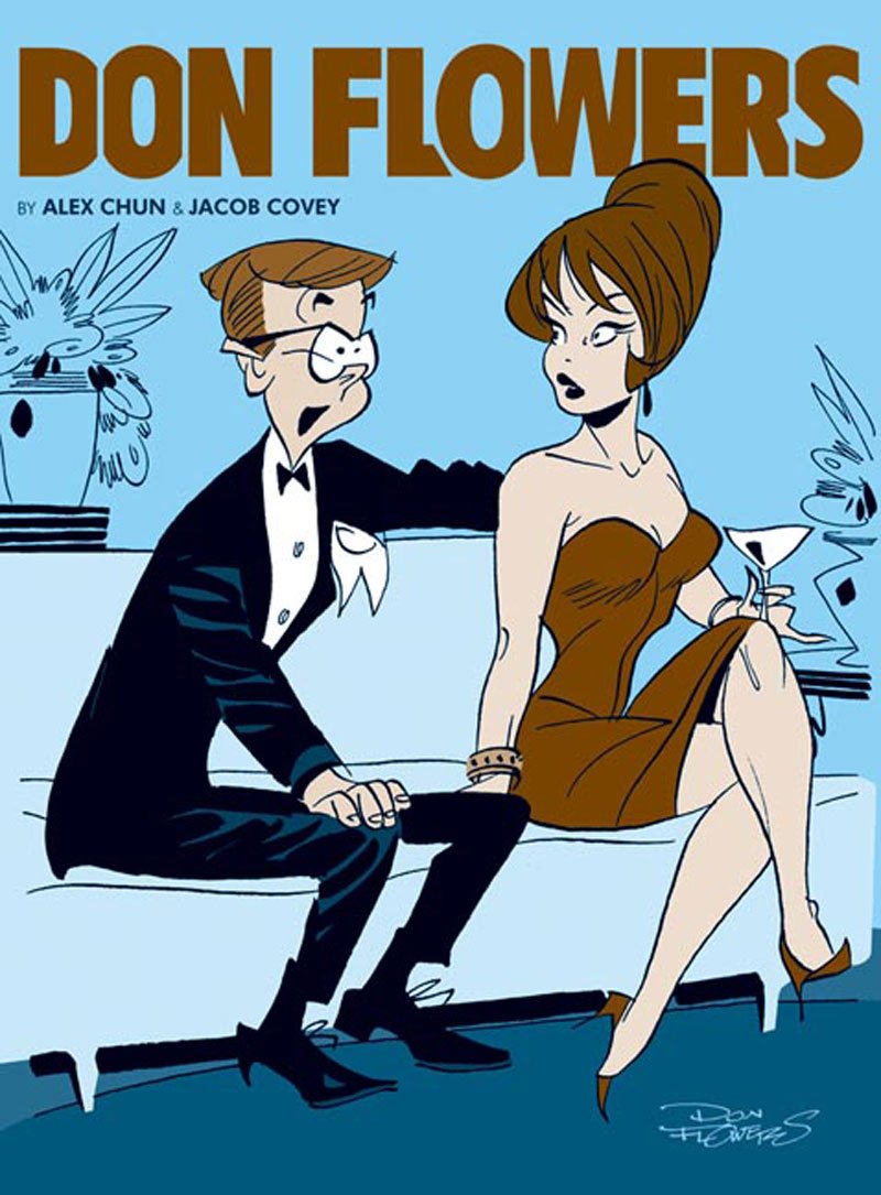 Glamor Girls of Don Flowers Vintage Pin Up Cartoons