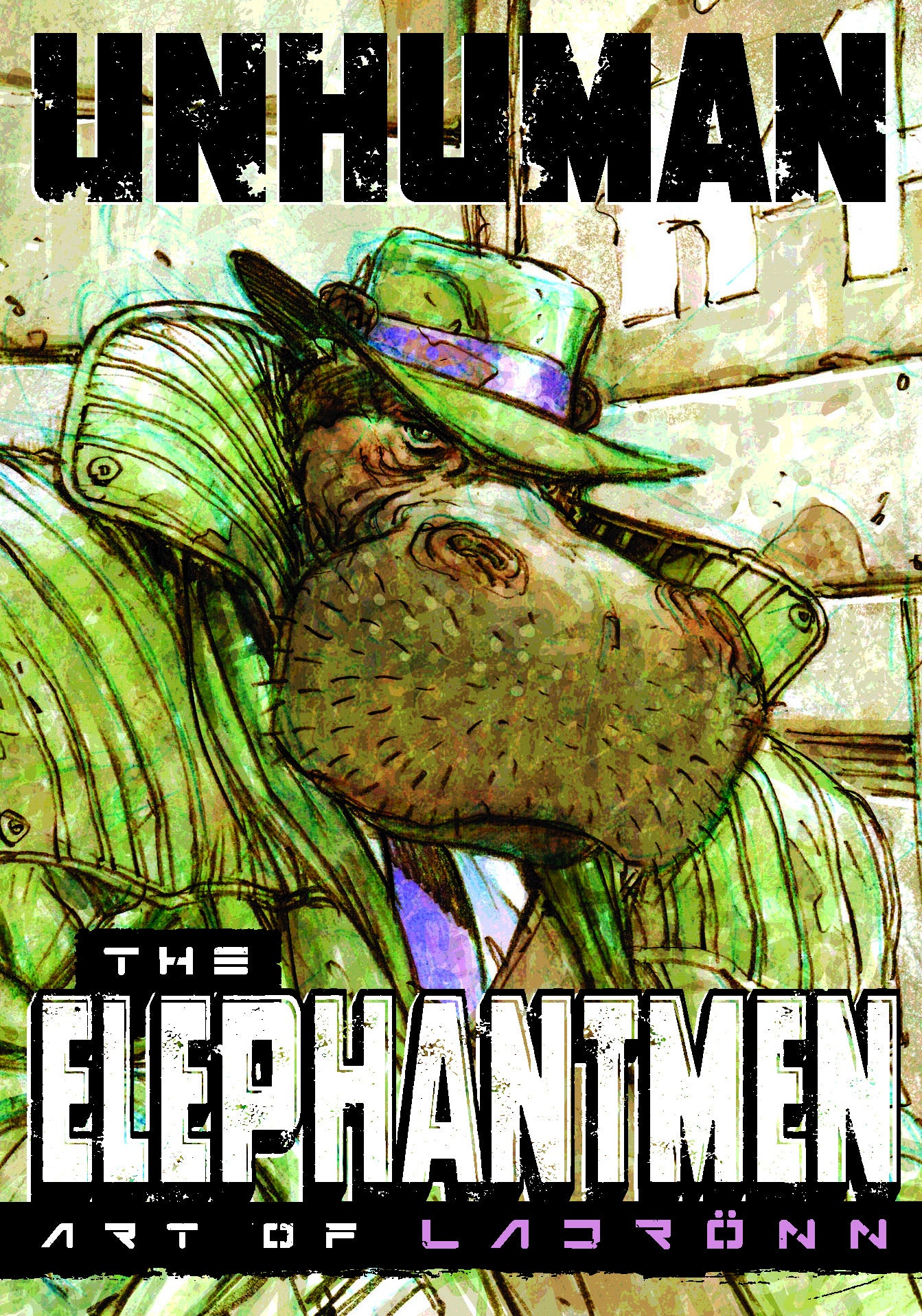 UNHUMAN ELEPHANTMEN ART OF LADRONN HC