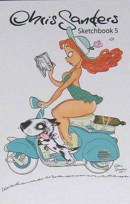 Chris Sanders 5 Sketchbook. Signed