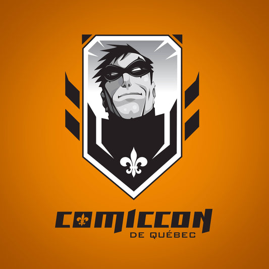 Comiccon de Quebec official logo graphic for event recap blog post by The Labyrinth Store