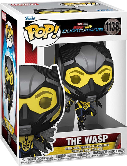 Funko Pop! The Wasp figure packaging with Marvel branding