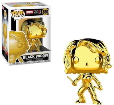 Pop! Marvel: Marvel Studios The First Ten Years - Black Widow (Gold Chrome) #380