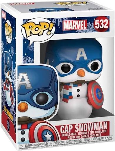 Pop! Marvel: Holiday - Cap Snowman #532