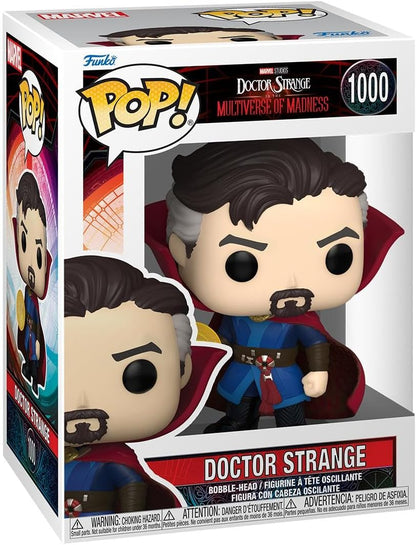 Funko Pop! Doctor Strange figure in packaging with multiverse of madness branding