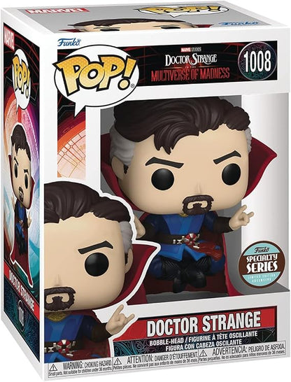 Funko Pop! Doctor Strange figure in packaging with multiverse of madness theme