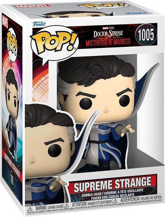 Funko Pop! vinyl figure of Supreme Strange in packaging