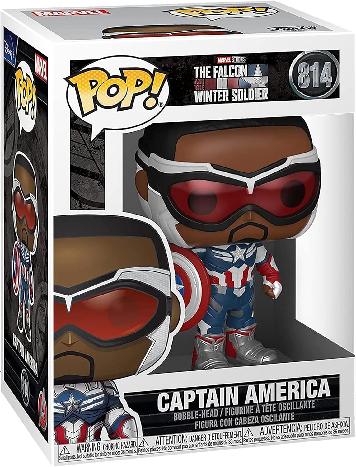 Pop! Marvel: The Falcon and The Winter Soldier - Captain America (Sam Wilson) #814