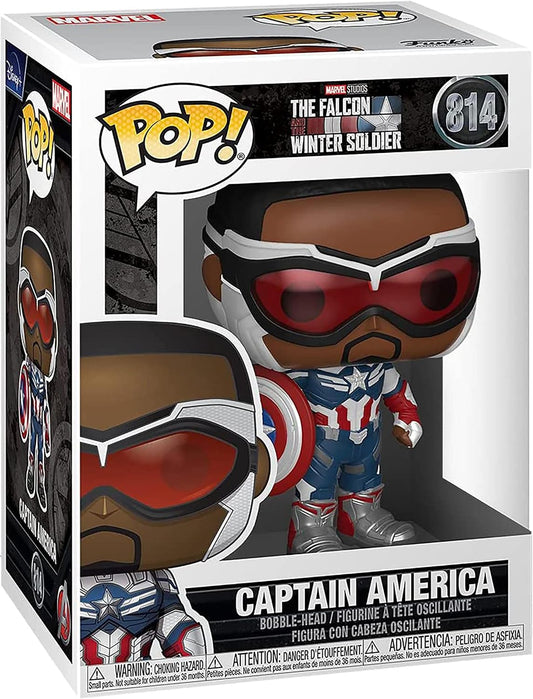 Pop! Marvel: The Falcon and The Winter Soldier - Captain America (Sam Wilson) #814