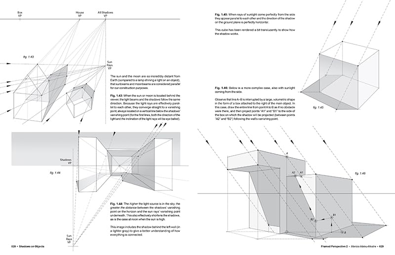 Technical drawings and diagrams on a white background