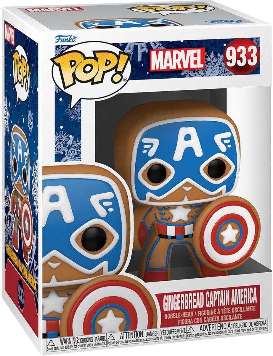 Pop! Marvel: Holiday - Gingerbread Captain America #933