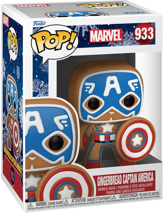Pop! Marvel: Holiday - Gingerbread Captain America #933