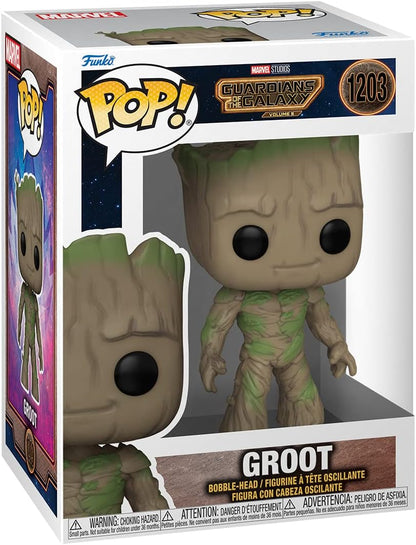 Funko Pop! Groot figure packaging from Guardians of the Galaxy
