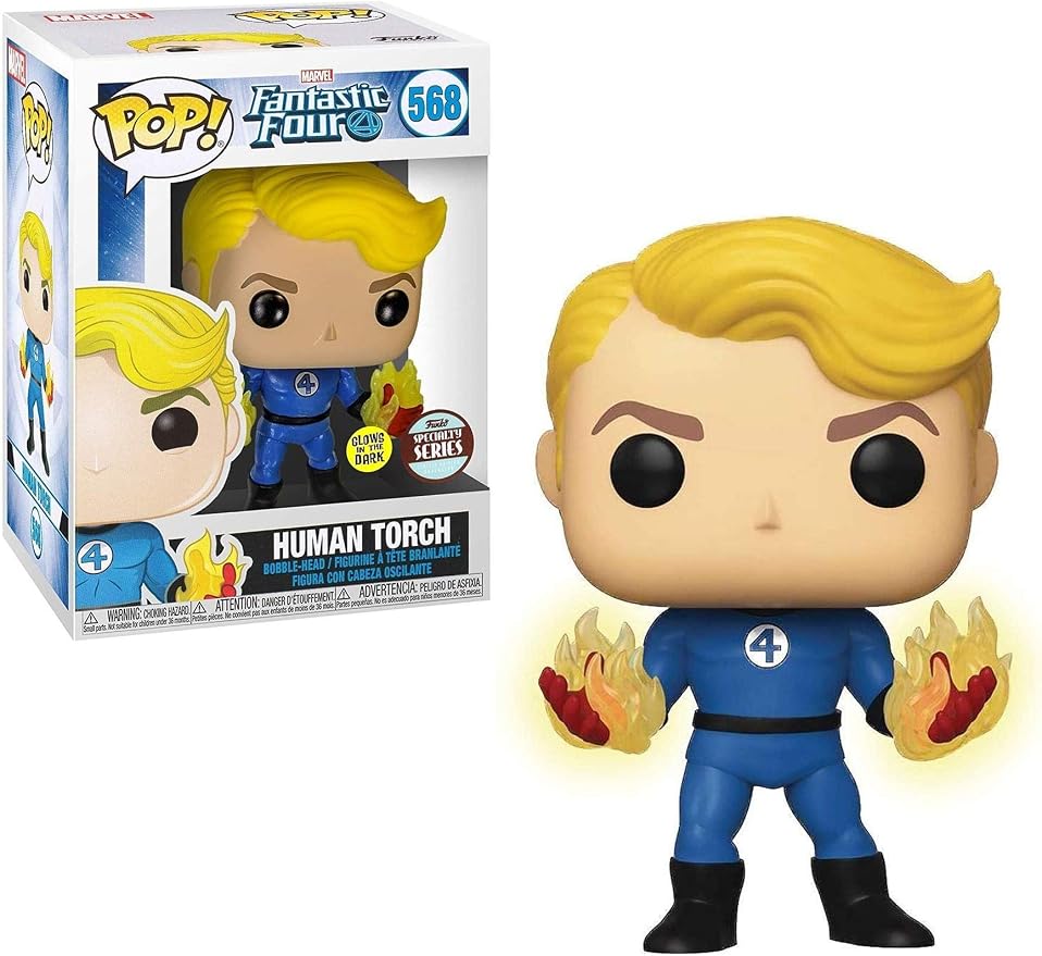 Pop! Marvel: Fantastic Four - Human Torch (Glow in the Dark / Specialty Series) #568