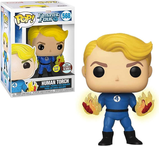 Pop! Marvel: Fantastic Four - Human Torch (Glow in the Dark / Specialty Series) #568