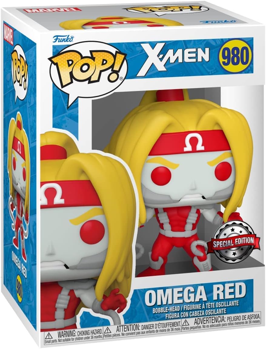 Funko Pop! packaging for Omega Red from X-Men series