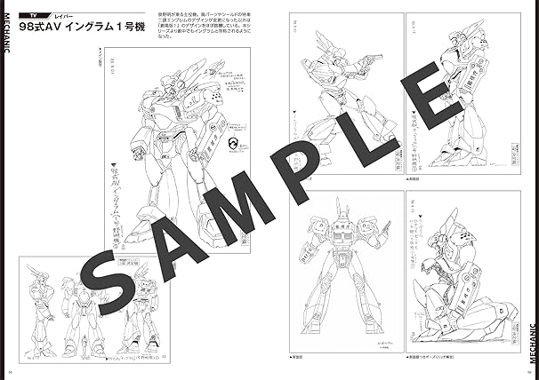 Mobile Police Patlabor 35th Anniversary Official Setting Collection (Japanese Edition)