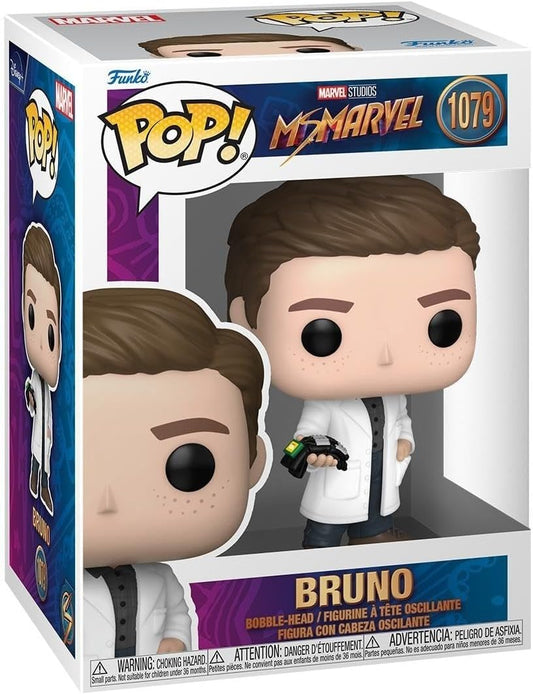 Funko Pop! Marvel Studios McFarlane Bruno figure packaging