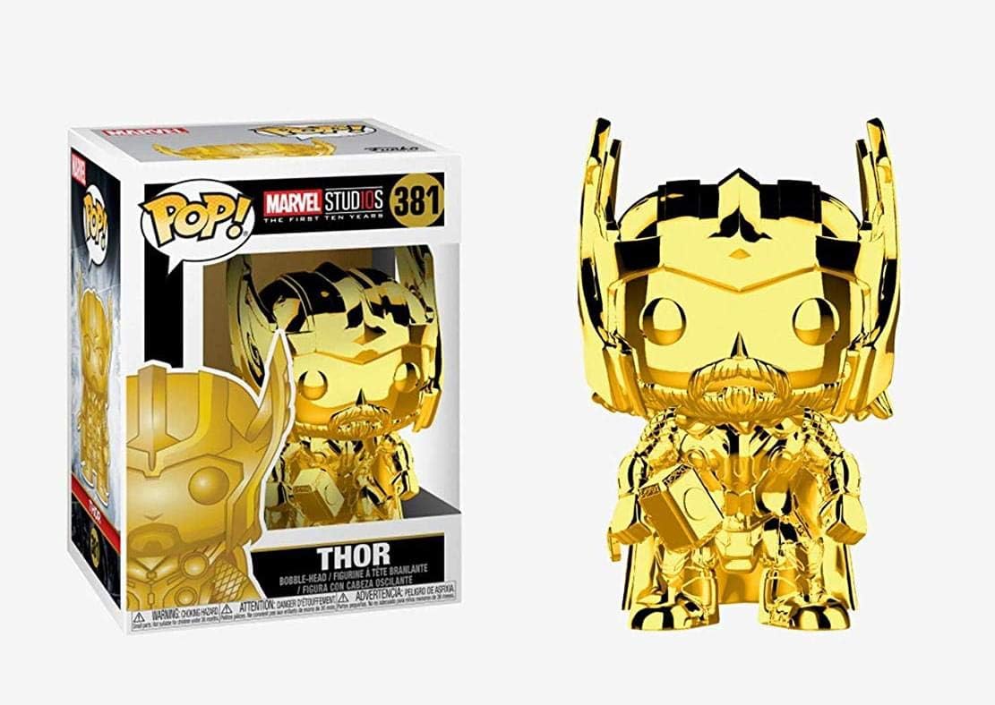 Pop! Marvel: Marvel Studios The First Ten Years - Thor (Gold Chrome) #381