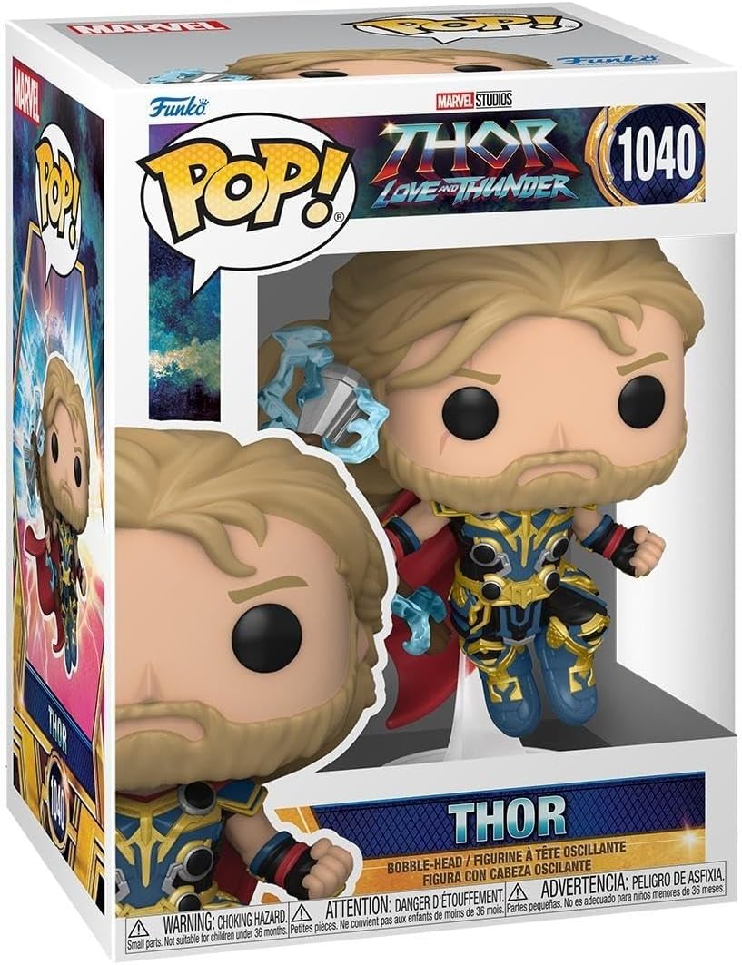 Funko Pop! Thor figure packaging with Marvel branding