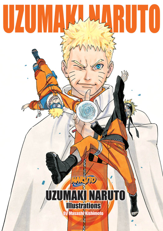 Cover of the 'UZUMAKI NARUTO ILLUSTRATIONS SC ARTBOOK 3' featuring colorful illustrations of characters from the anime Naruto, with a focus on the character Uzumaki Naruto.
