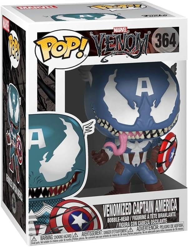 Pop! Marvel: Venom - Venomized Captain America #364
