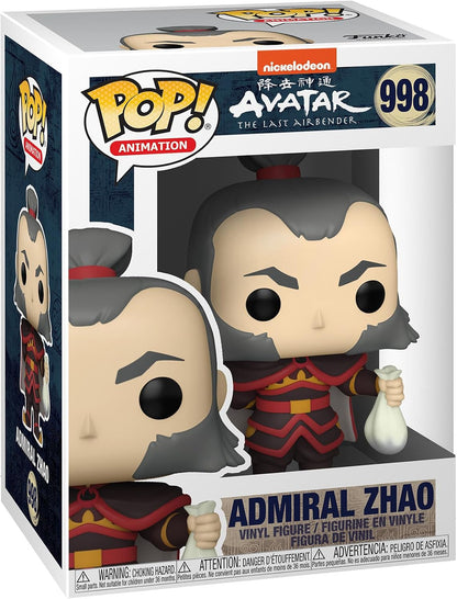 Funko Pop! vinyl figure packaging of Admiral Zhao from Avatar: The Last Airbender