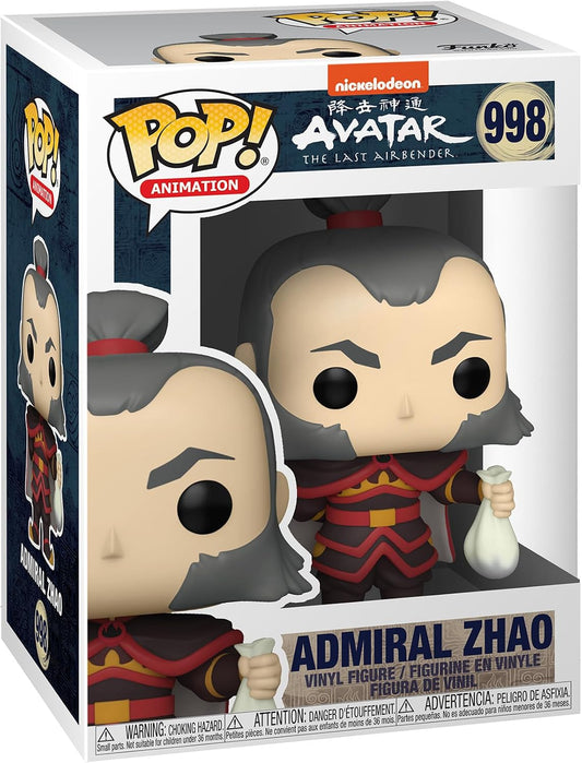 Funko Pop! vinyl figure packaging of Admiral Zhao from Avatar: The Last Airbender