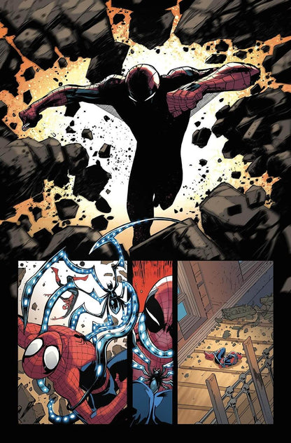 The Amazing Spider-Man Beyond French edition Panini Comics interior comic art page featuring Spider-Man in combat