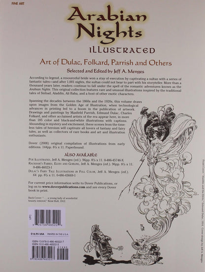 ARABIAN NIGHTS ILLUSTRATED ART OF DULAC FOLKARD PARRISH AND OTHERS