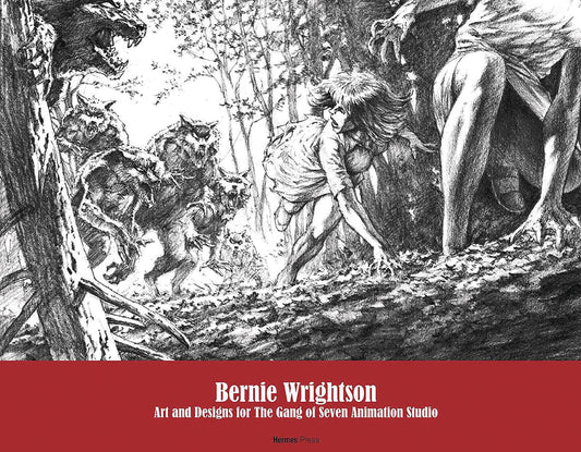 Cover of the book featuring illustrations by Bernie Wrightson, with a young woman in a forest-like setting, accompanied by fantastical creatures.