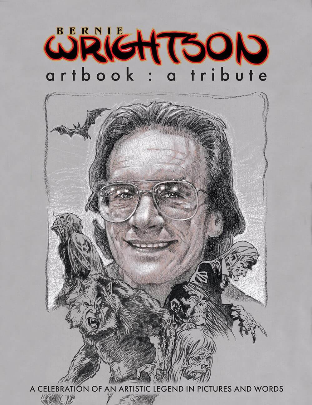 Bernie Wrightson Artbook A Tribute Hardcover Cover Art featuring horror illustrations