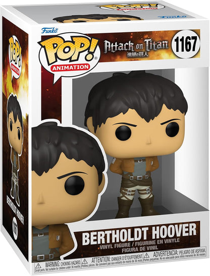 Funko Pop! vinyl figure packaging for Bertholdt Hoover from Attack on Titan
