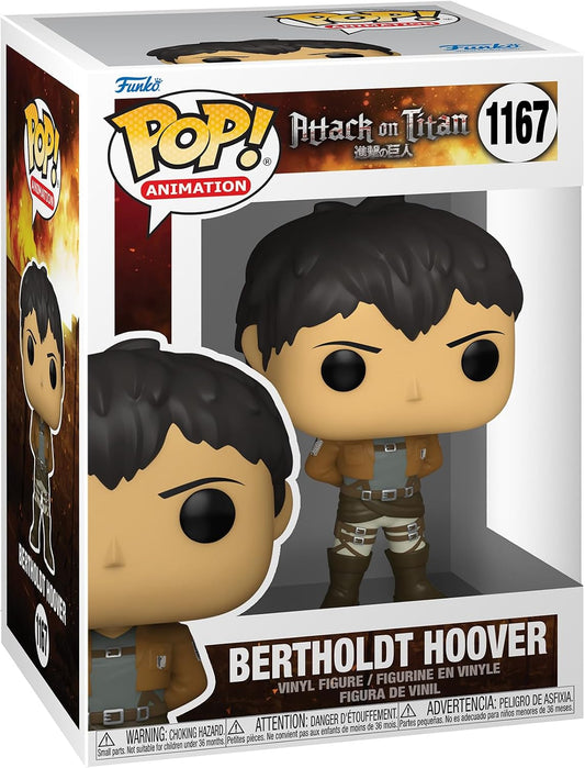 Funko Pop! vinyl figure packaging for Bertholdt Hoover from Attack on Titan