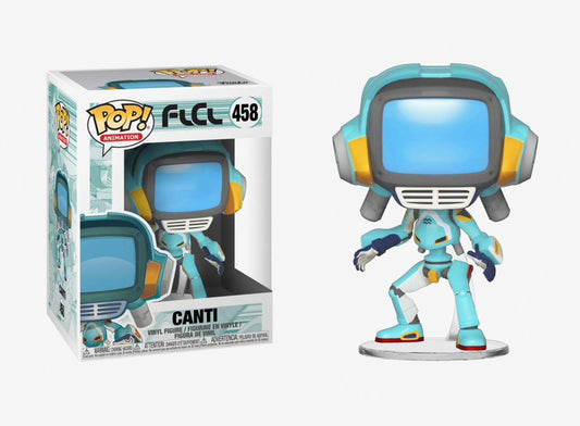 Funko Pop! vinyl figure of Canti from FLCL with packaging on a white background