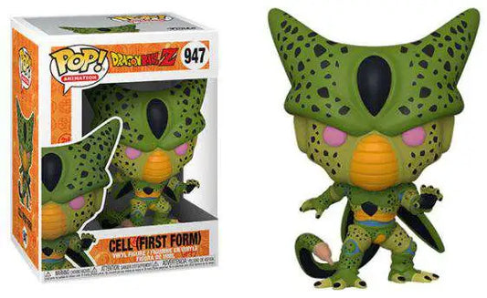 Funko Pop! vinyl figure of a green alien character with a box next to it