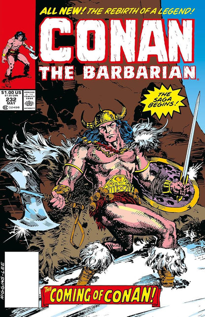 Omnibus Cover for Conan vol 9, featuring the character Conan riding a wolf-like creature and holding a sword and shield, with large title text and promotional banners.