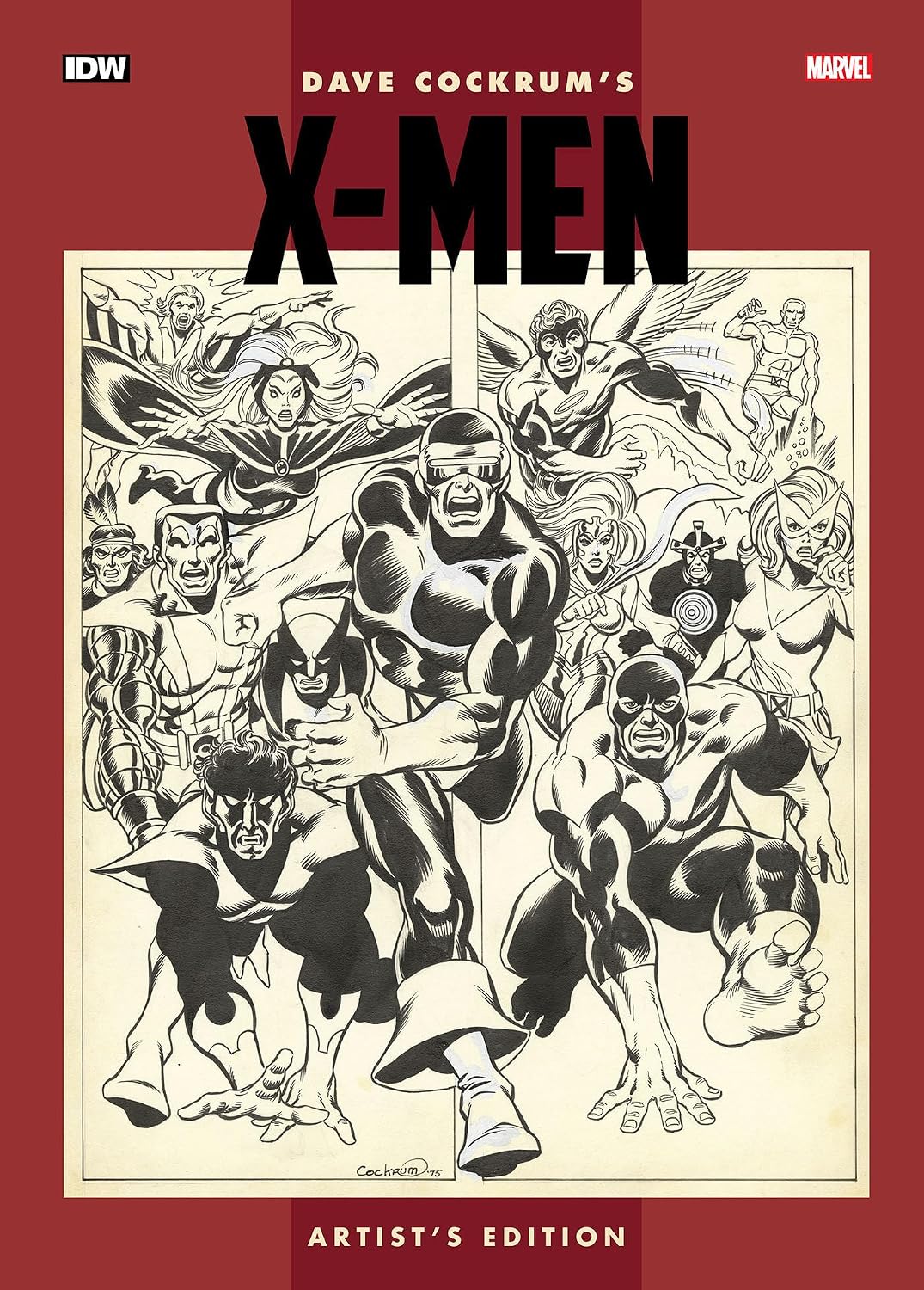 Cover of the 'DAVE COCKRUM X-MEN ARTIFACT ED HC' book featuring a compilation of various X-Men characters illustrated by Dave Cockrum.