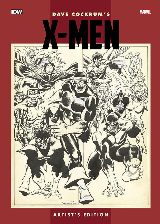 Cover of the 'DAVE COCKRUM X-MEN ARTIFACT ED HC' book featuring a compilation of various X-Men characters illustrated by Dave Cockrum.
