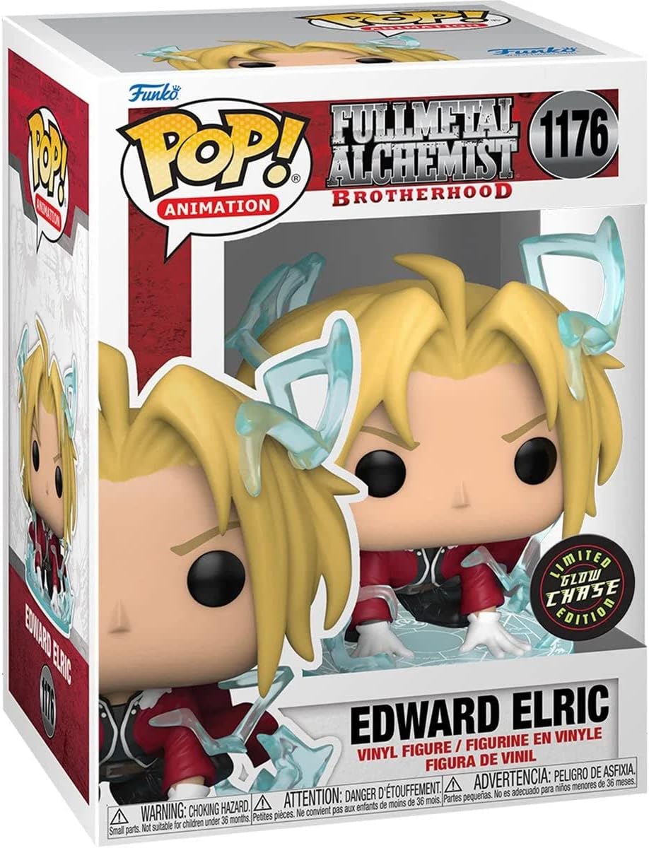 Funko Pop! vinyl figure packaging for Edward Elric from Fullmetal Alchemist Brotherhood