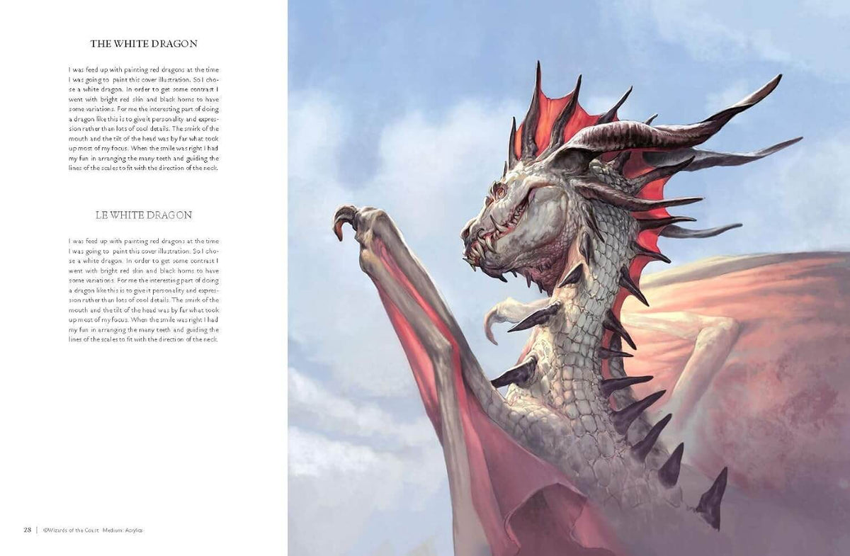 Elsewhere The Fantasy Art of Jesper Ejsing page preview showing detailed dragon illustration