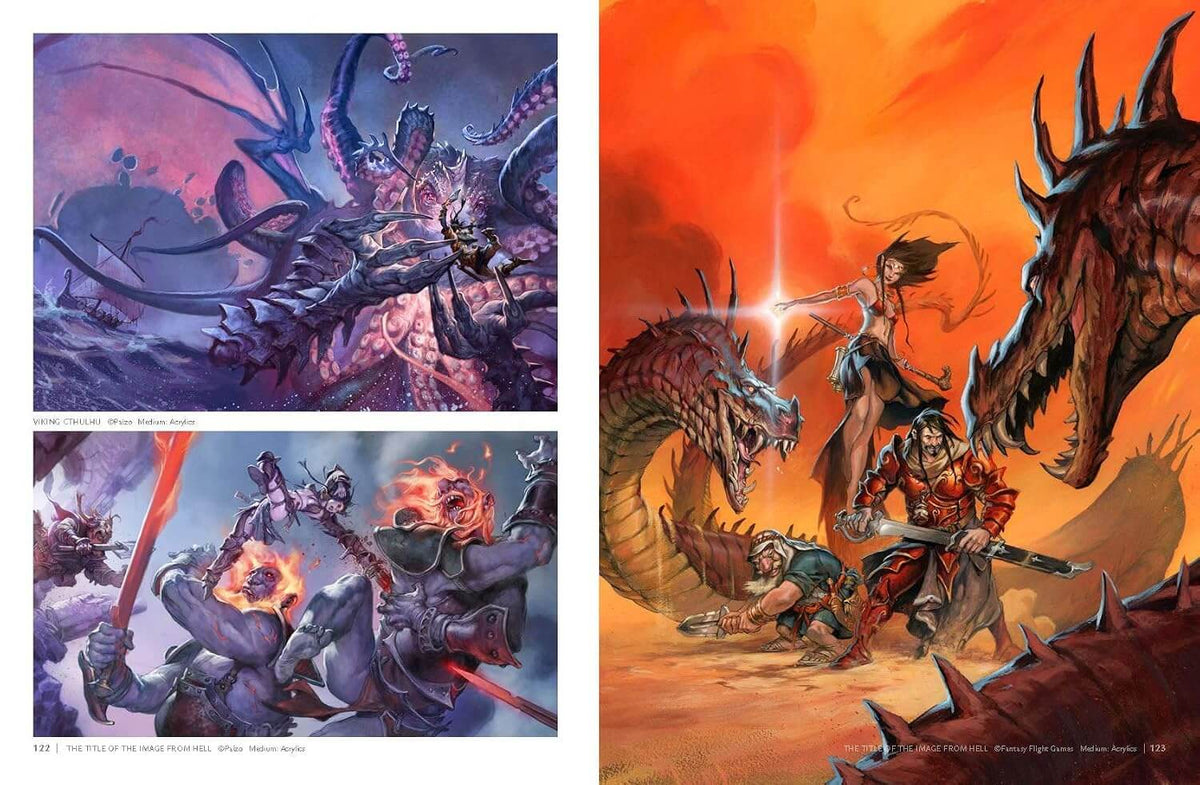 Elsewhere The Fantasy Art of Jesper Ejsing interior preview showcasing Magic the Gathering style art