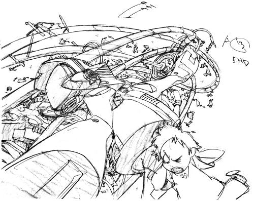 Groundwork of FLCL Ekonte Storyboard Art Book Japan Import