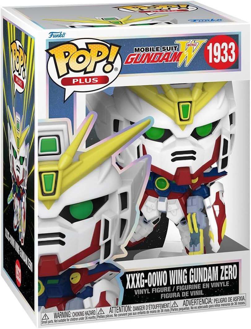 Pop! Plus Mobile Suit Gundam Wing XXXG-00W0 Wing Gundam Zero figure packaging
